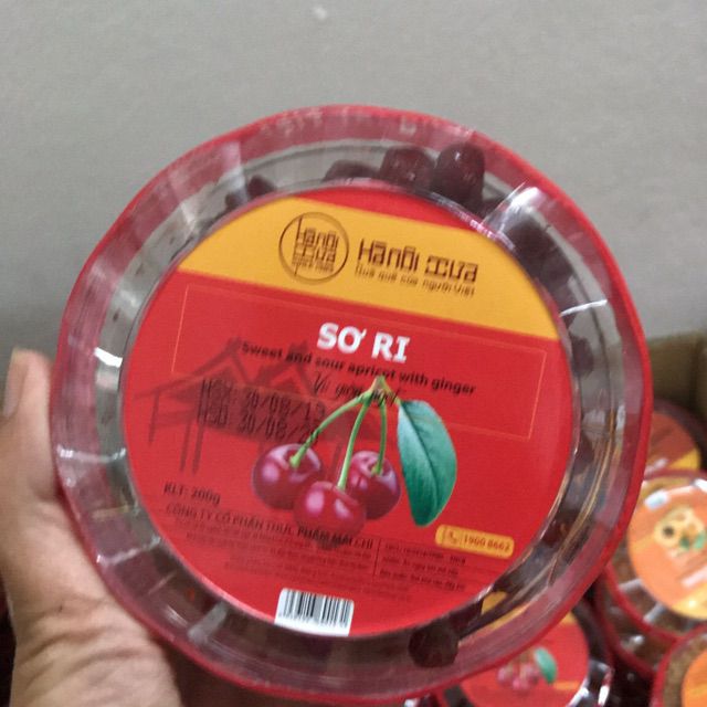 Combo 5 hộp ô mai chộn vị 77k