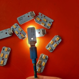 5 đèn led mini siêu sáng 5v ( nguồn vào cổng sạc micro usb)