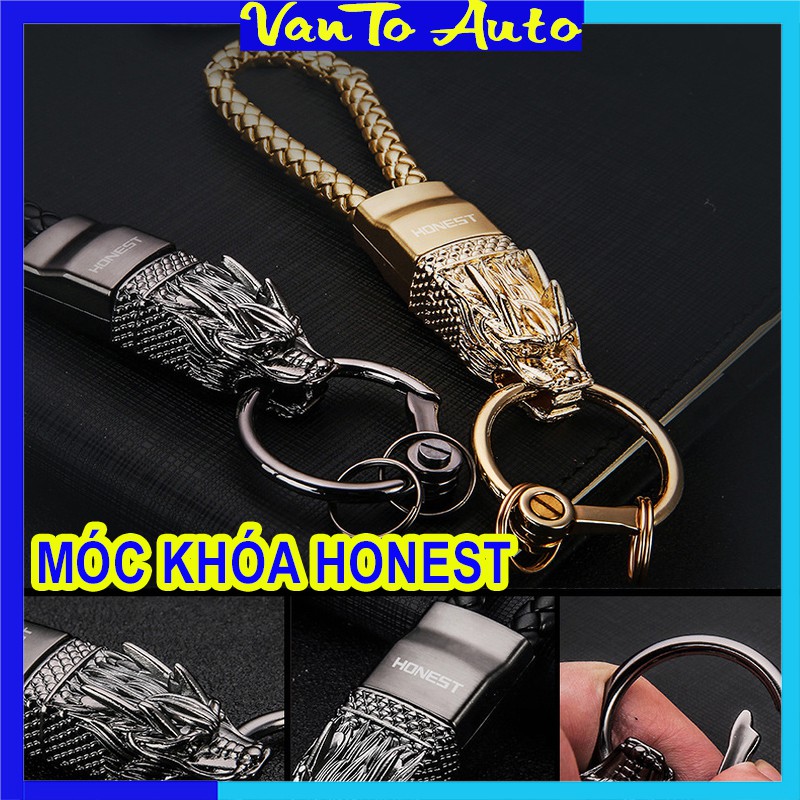 ⚡Ảnh Thật⚡ Móc Khóa Honest Đầu Rồng Chính Hãng, Siêu Chất, Siêu Đẳng Cấp