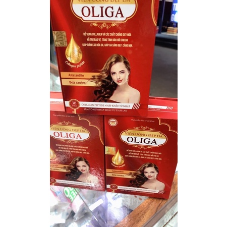 Viên uống đẹp da collagen Oliga  dưỡng trắng,chống lão hóa,ngăn ngừa sạm nám