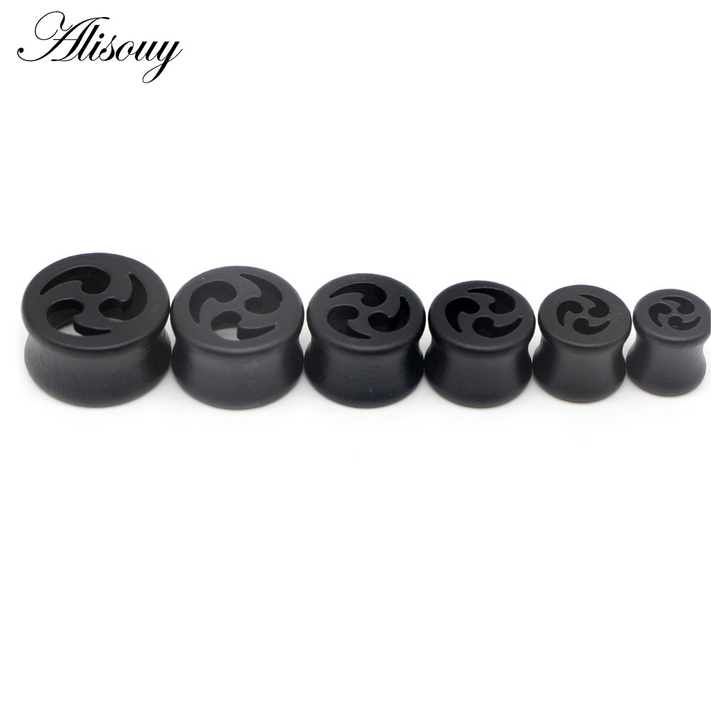 Alisouy Set 2 Nút Gỗ Hồng 6-30mm Hình Trái Tim
