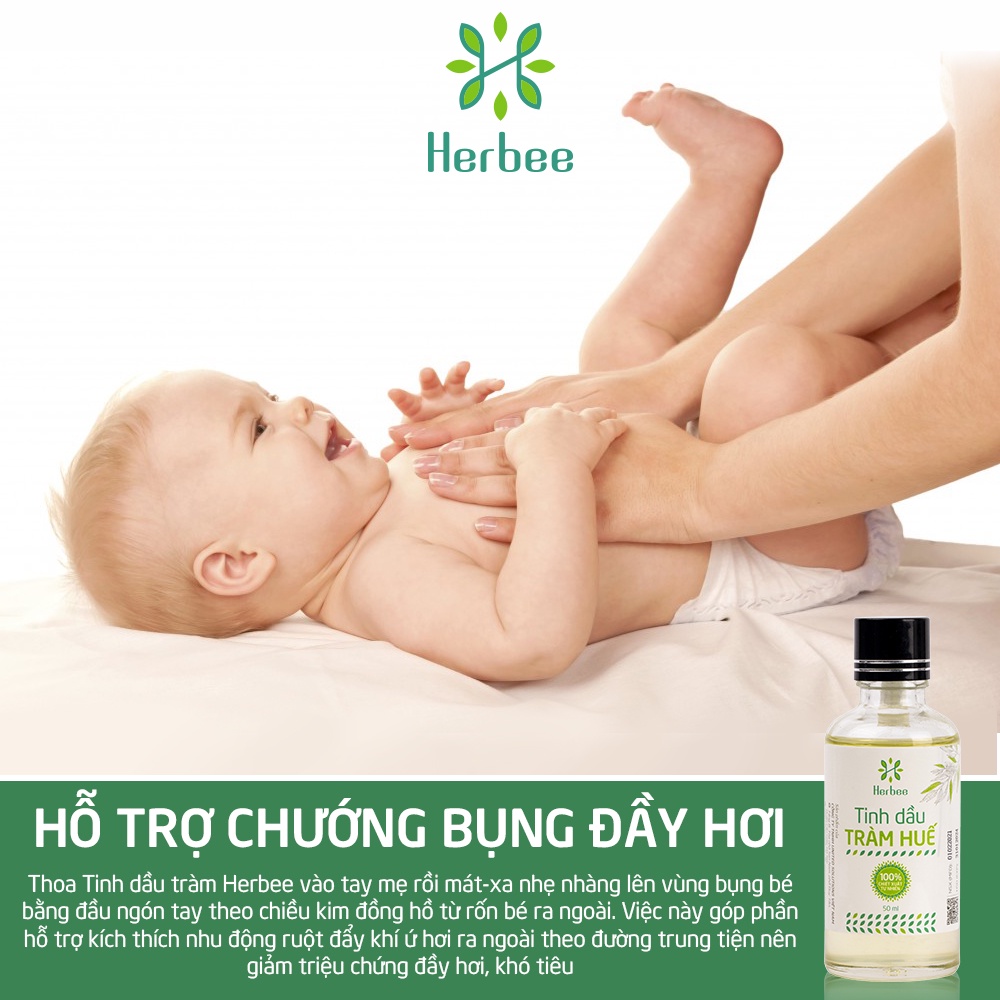 Dầu Dừa Nguyên Chất (100ml) và Tinh Dầu Tràm (50ml) Thương Hiệu Herbee, Combo Thiên Nhiên, Chăm Sóc Cho Mẹ và Bé