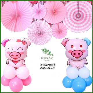 Bóng nhôm hình heo trang trí sinh nhật