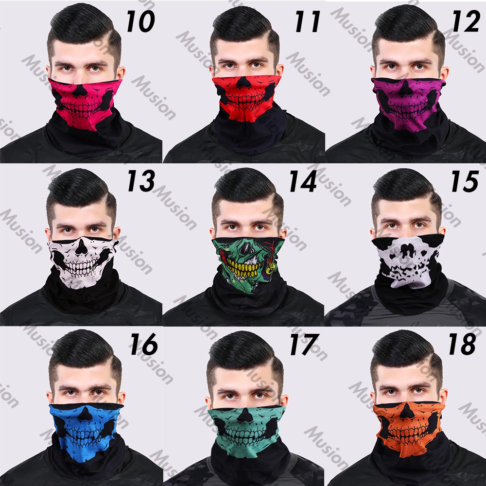 Mặt nạ bandana trùm mặt chống uv chống bụi thấm mồ hôi đa năng cao cấp đi xe mô tô/ đi phượt