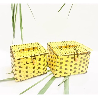 Hộp đựng giấy ăn hình vuông, hình chữ nhật,... giả mây đan cao cấp