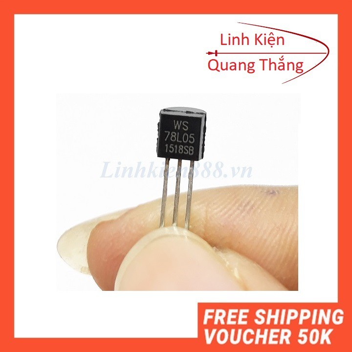 IC nguồn 78L05 7805 78l09 7809 to92 chính hãng (mới) l7805 to92 l7809 to92 linh kiện bk