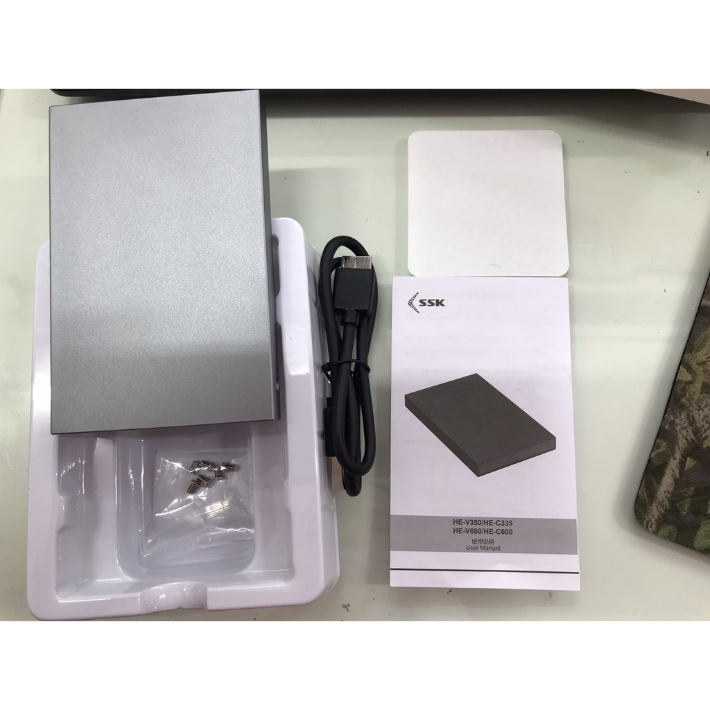 Box chuyển ổ cứng di động SSK V600 chuẩn 3.0-Hỗ trợ đến 5Gbps - Chính Hãng 100%, Full Box