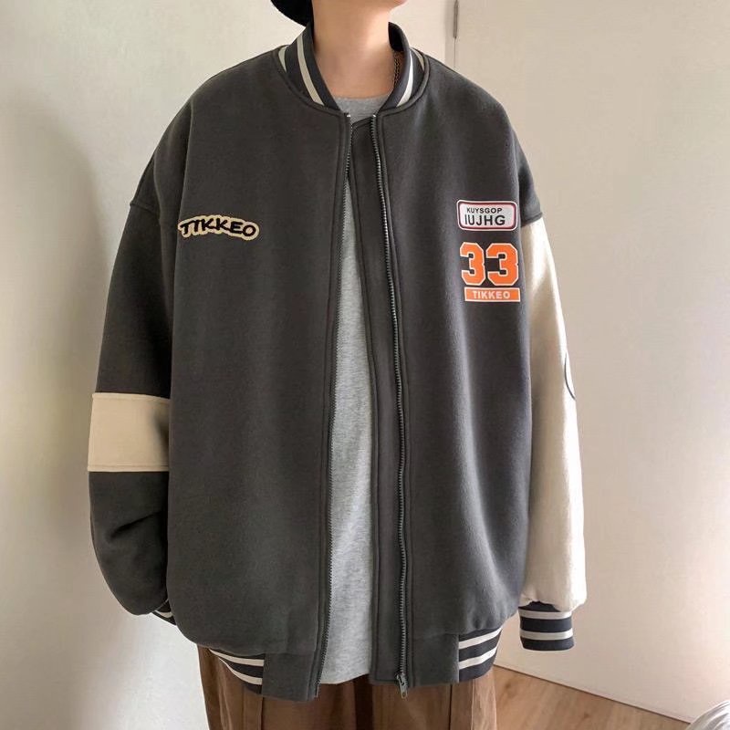 Áo khoác bóng chày phong cách hàn quốc thời trang thu xuân dành cho nam