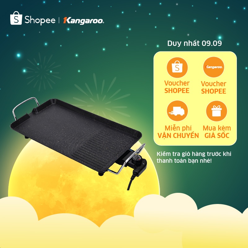 Bếp nướng điện Kangaroo size 47x27 model KG699