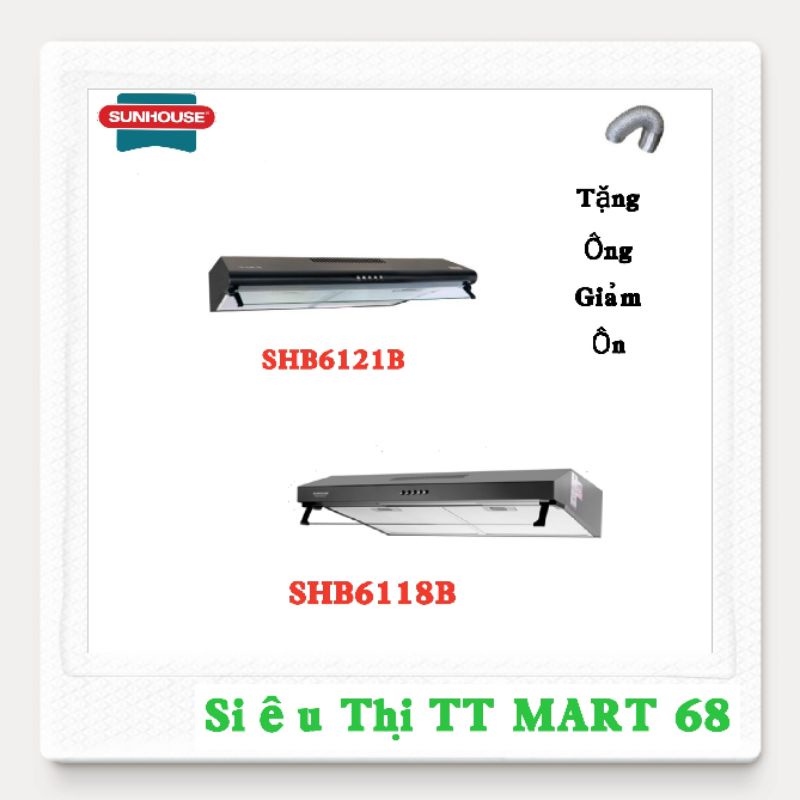 Máy Khử Hút Mùi Cao Cấp SUNHOUSE SHB6118B