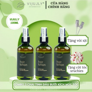 Combo 3 Chai Tinh Dầu Bưởi VIJULLY Kích Thích Mọc Tóc 100ml Chai