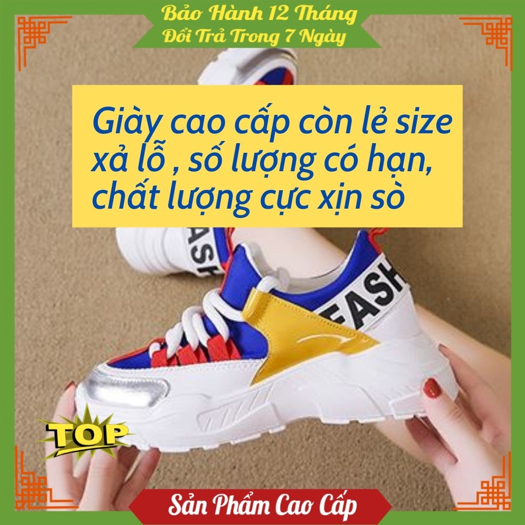 Giày thể thao sneaker  thu đông Hàn Quốc nữ siêu êm , siêu nhẹ . kiểu dáng trẻ trung năng động