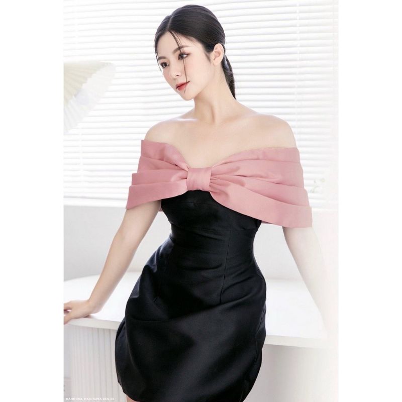 [ Xả kho 3 ngày ] Đầm voan bèo hai dây xinh GB08082