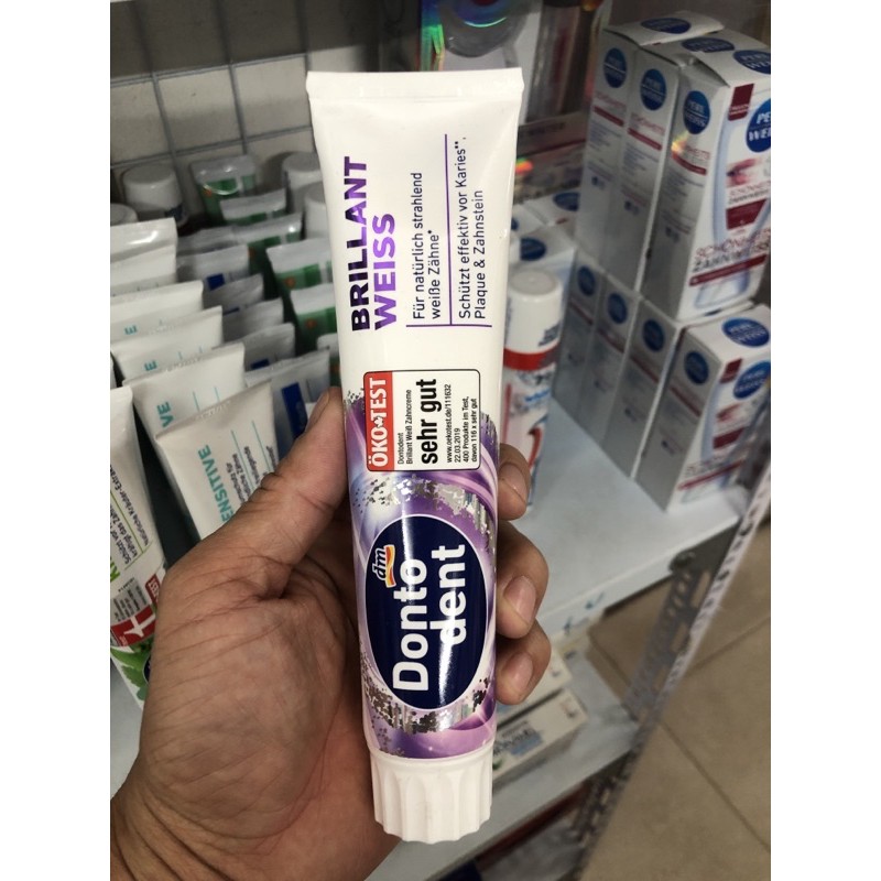Kem đánh răng Dontodent 125ml hàng nội địa Đức