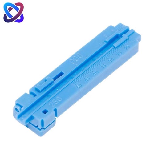 Thước đo độ dài cắt sợi quang FTTH bule 2in1