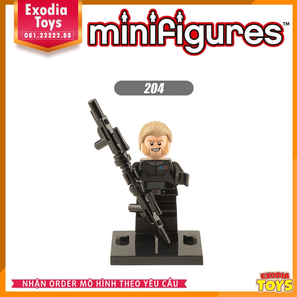 Xếp hình Minifigure Star Wars: Chiến Tranh Giữa Các Vì Sao - Đồ Chơi Lắp Ghép Sáng Tạo - X0105