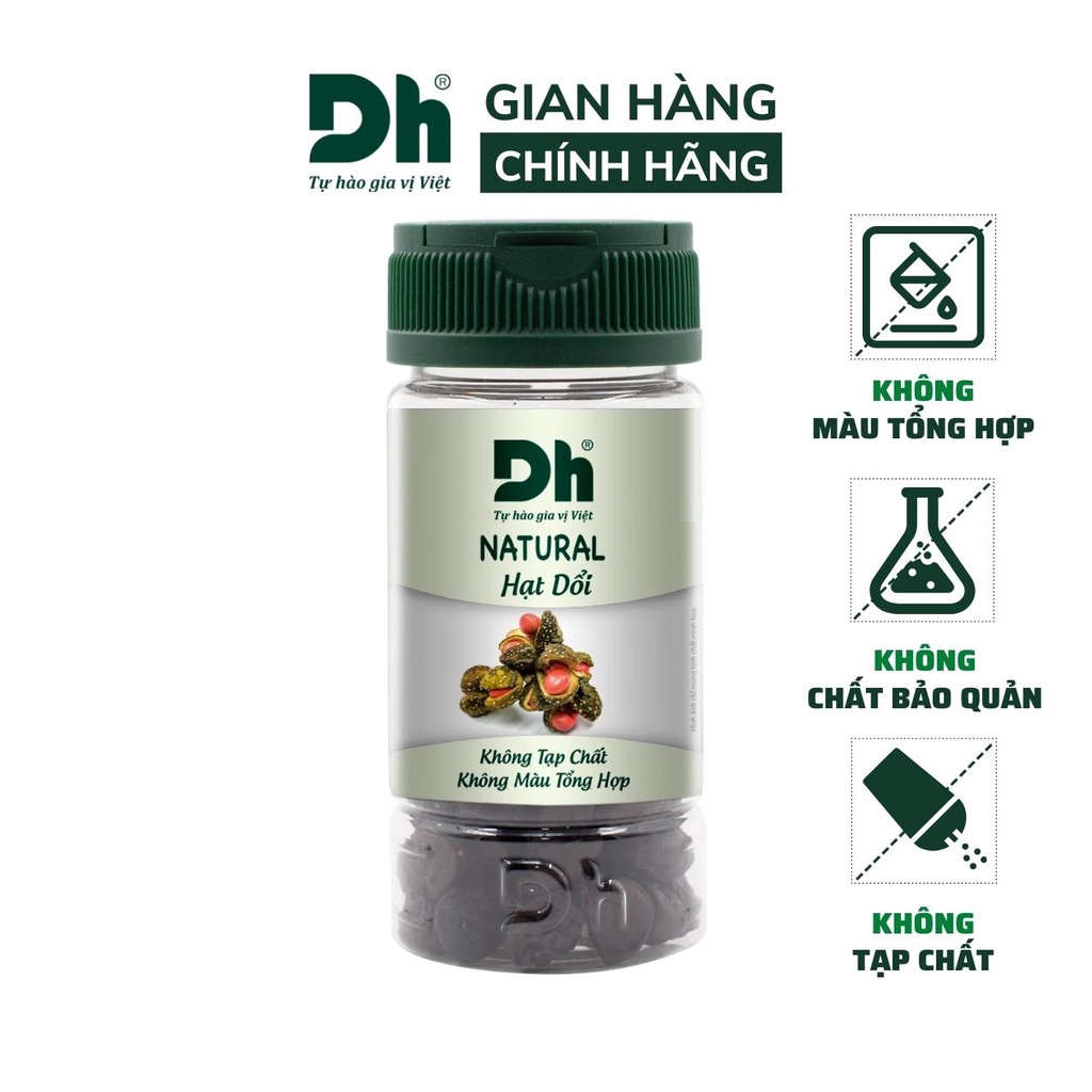 Hạt dổi khô nguyên chất Natural DH Foods chế biến thực phẩm 30gr - DHGVT71