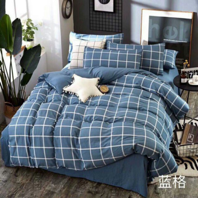 Set drap cotton đũi Muji