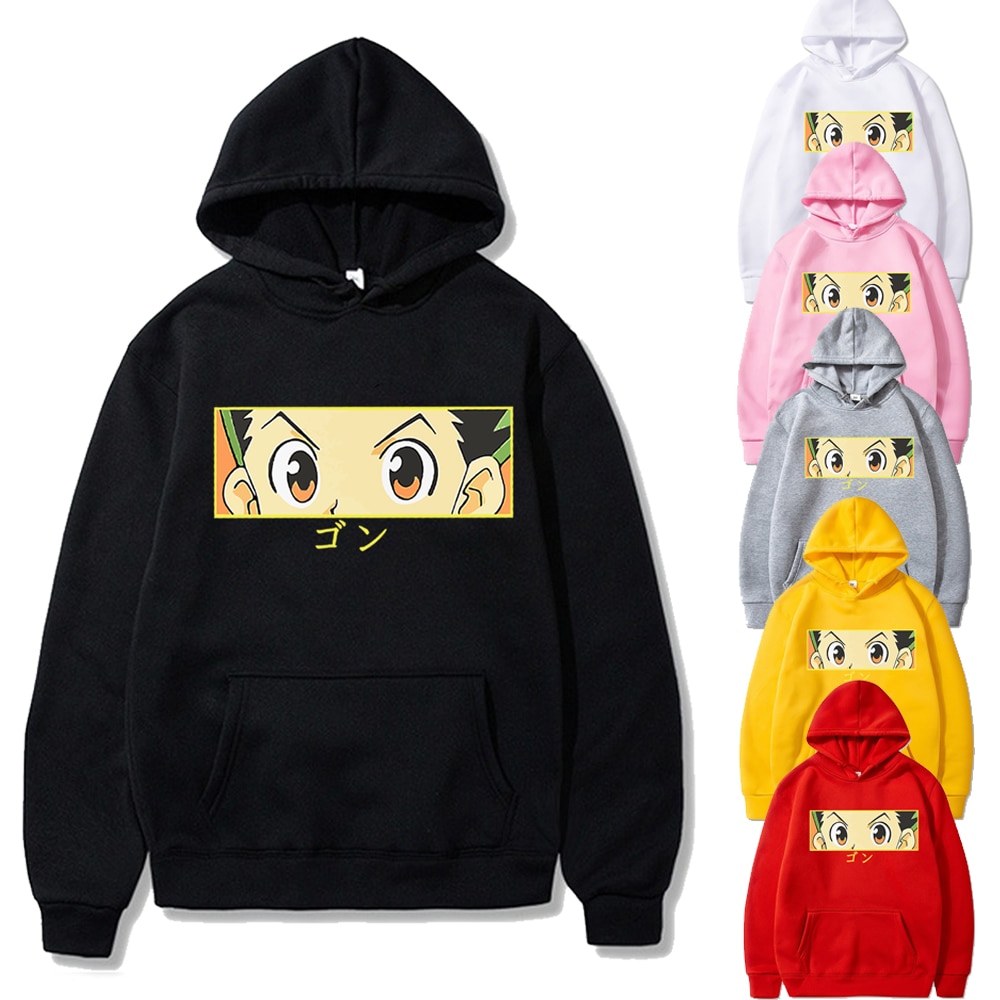 Áo Hoodie tay dài in hình anime Hunter X Hunter Killua Gon Eyes cá tính cho nam nữ | BigBuy360 - bigbuy360.vn