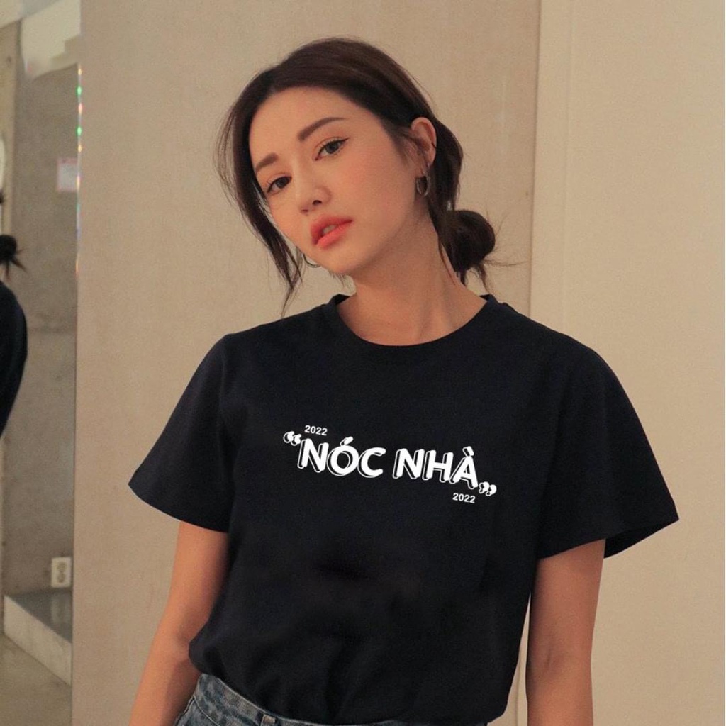 Áo đôi nam nữ unisex Trụ Cột Nóc Nhà , đồ đôi nam nữ tay lỡ form rộng vải cotton