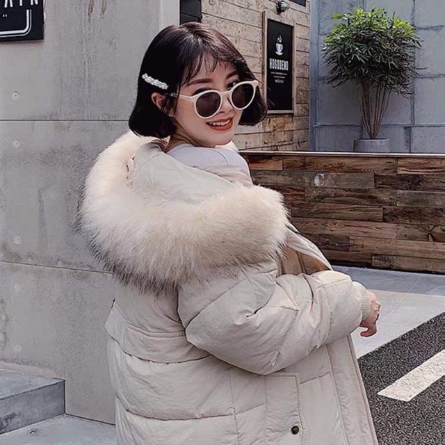 Áo phao QC dáng dài