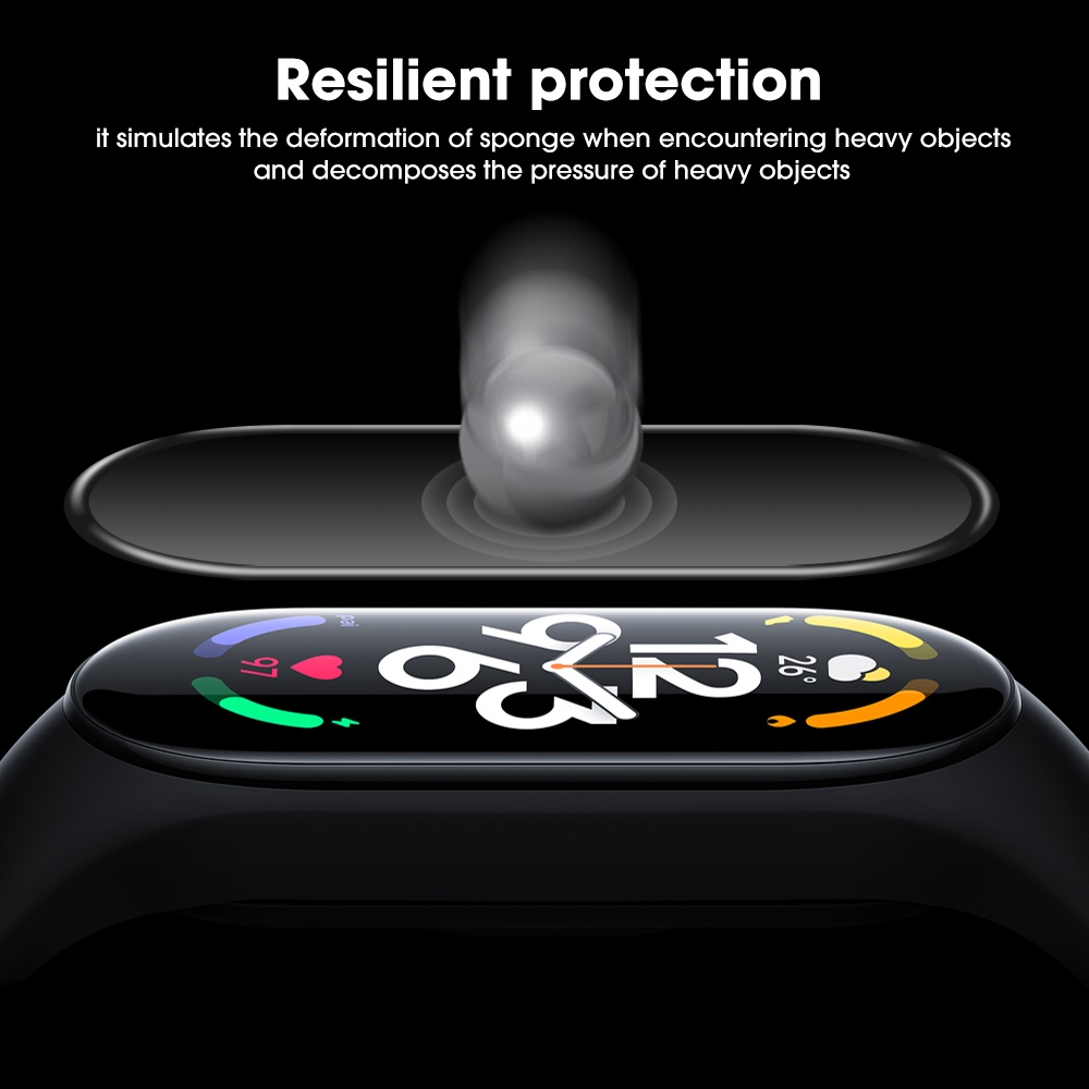 Miếng Dán 3D Bảo Vệ Màn Hình Cho Đồng Hồ Thông Minh Mi Band 7NFC 2022