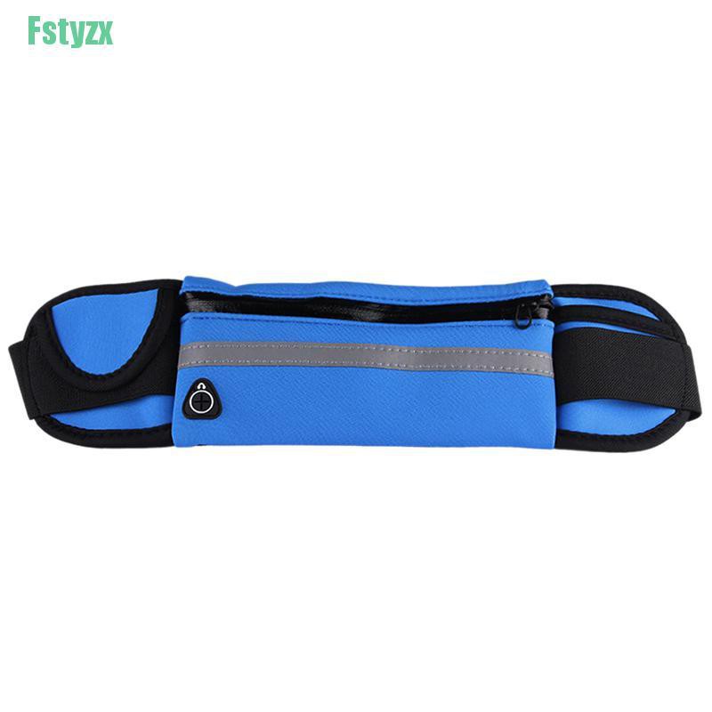 fstyzx Waterproof Running Belt Bum Waist Pouch Fanny Pack Camping Sport Hiking Zip Bag