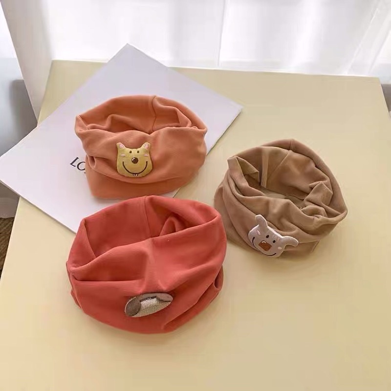 Khăn quàng cổ cho bé dạng chui bao ấm_Quần áo trẻ em thu đông