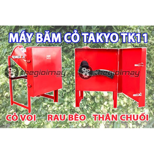 Máy băm cỏ takyo TK11, máy băm cỏ voi , thái chuối , thức ăn gia súc gia cầm