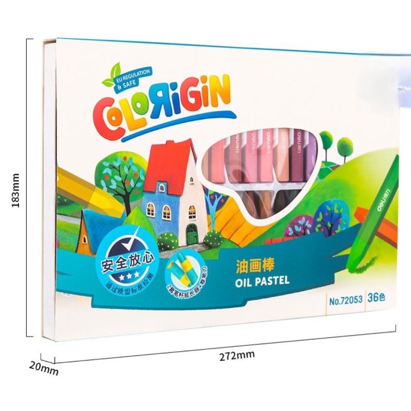 Bút sáp dầu 12 màu/ 18 màu/ 24 màu Bộ màu vẽ chính hãng ShopMaeum610