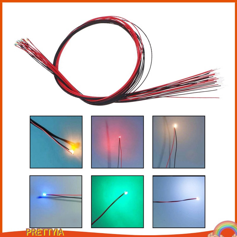 Set 10 đèn led mini trang trí tiểu cảnh sân vườn 30cm