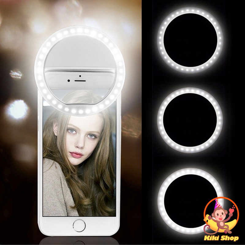 Selfie Flash Đèn vòng flash 36 bóng LED kẹp điện thoại hỗ trợ chụp ảnh tự sướng