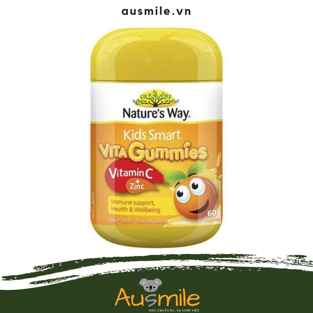 Nature's Way Kids Smart Vita Gummies Vitamin C + Zinc 60V