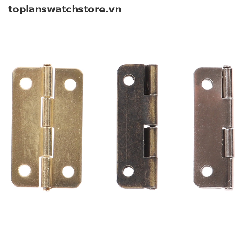 Bộ 12 Bản Lề Hộp Nhạc Mini Bằng Gỗ Kèm Ốc Vít Cho Nhà Búp Bê
