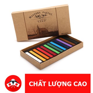 PHẤN TIÊN PASTEL 12 MÀU VẼ ĐẤT SÉT NHẬT, HOA GIẤY, HOA ĐẤT, BÚP BÊ, NHUỘM TÓC SIÊU ĐẸP - MASTER PASTEL