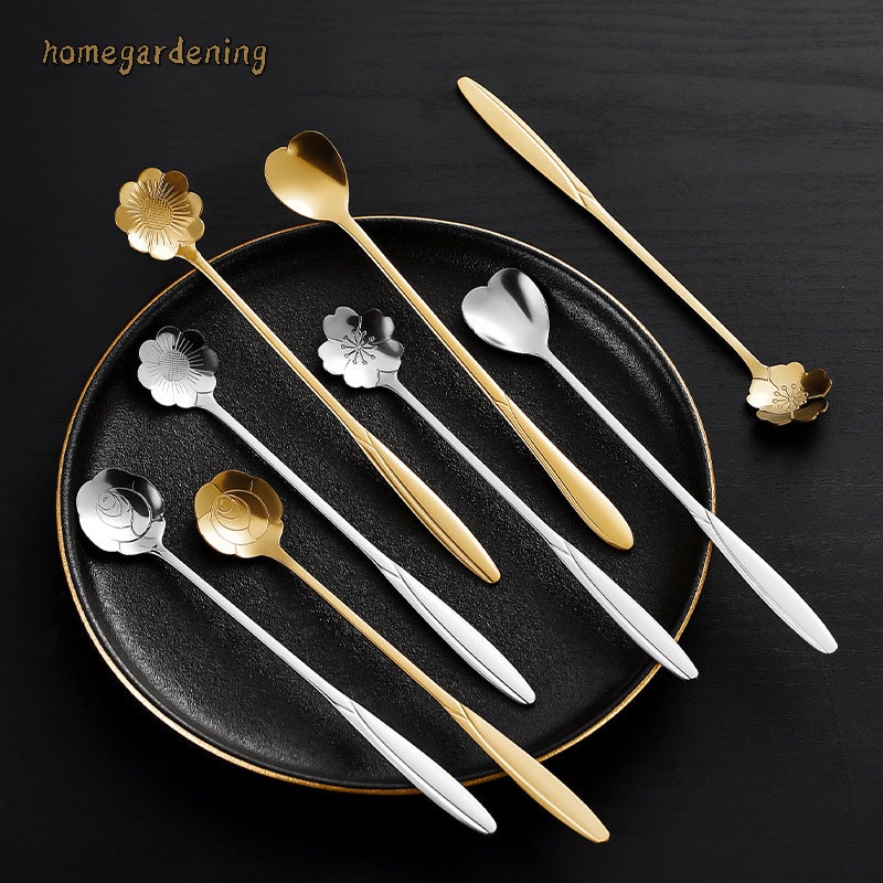 Thìa cà phê bằng thép không gỉ hình trái tim