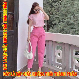 Rập giấy 30074 - Bộ Áo tay liền & Quần dáng baggy