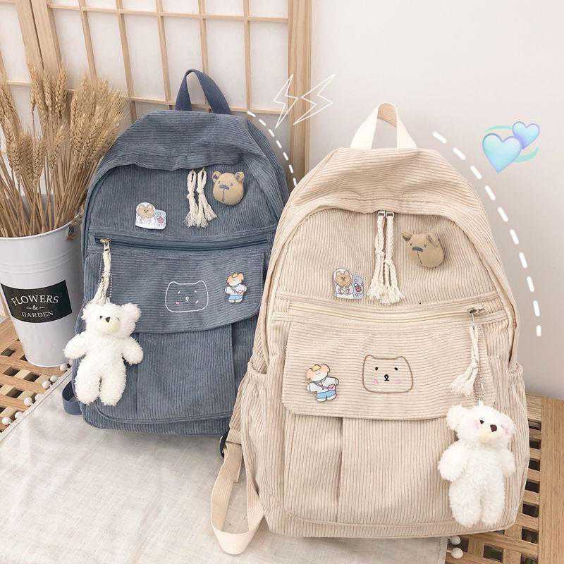 Ba Lô Học Sinh Thời Trang Hàn Cho Nữ