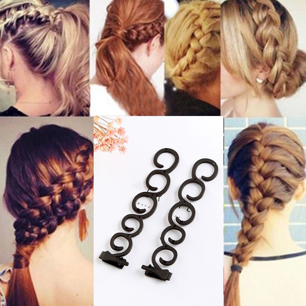 Bộ 2 món dụng cụ tết tóc kiểu Pháp J03 tiện dụng