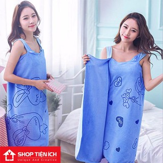 Khăn tắm 2 dây đa năng Kiba Thái Lan.áo chón khăn tắm.