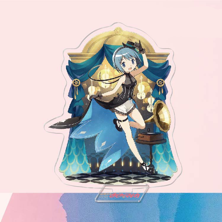 Standee IN HÌNH Puella Magi Madoka Magica Cô gái phép thuật Madoka tượng acrylic anime mica chibi trưng bày