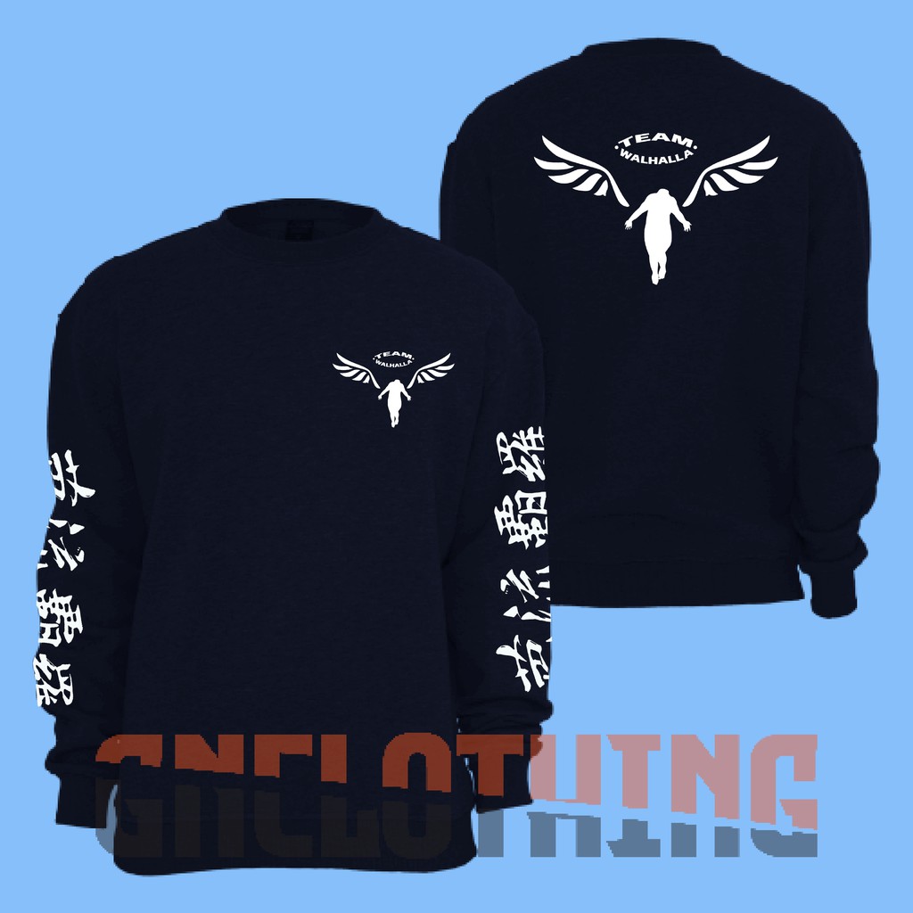 Áo sweater cổ thuyền ANIME TOKYO REVENGERS VALHALLA Teaam - GN | BigBuy360 - bigbuy360.vn