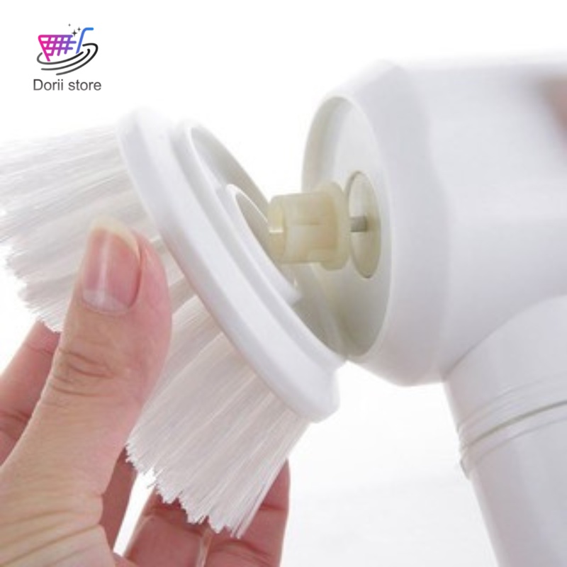03 Chiếc Phụ Kiện Đầu Bàn Chải Máy Cọ Rửa Vệ Sinh Đa Năng Vệ Sinh Bếp- Bồn Rửa Mặt