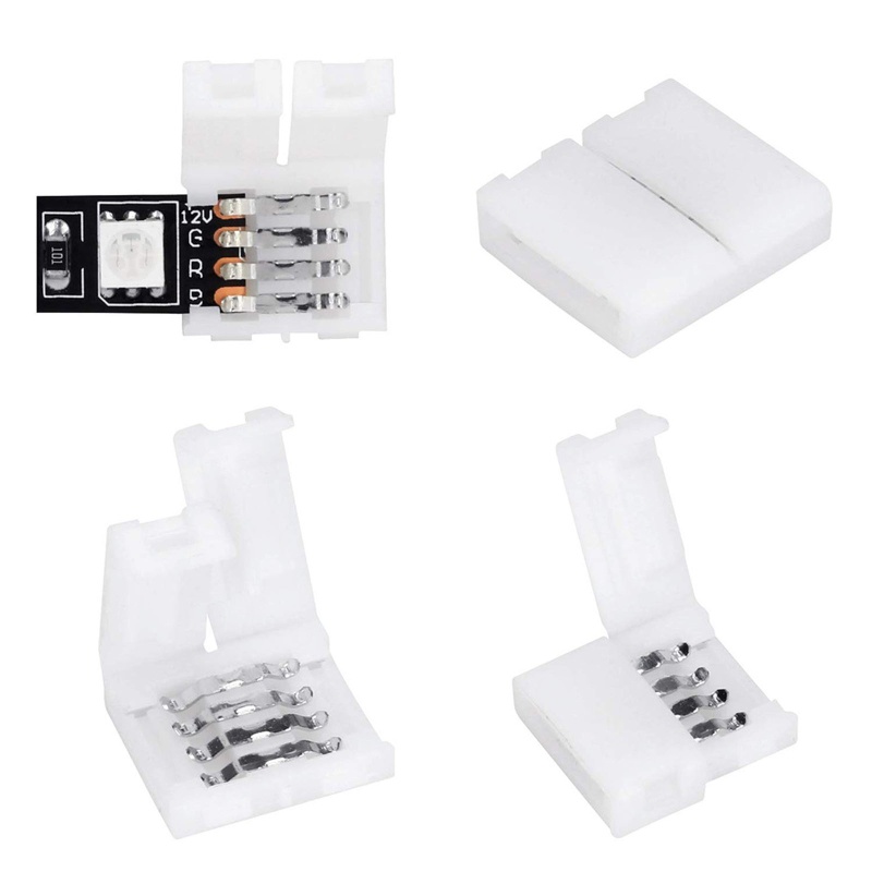 Set 40 Đầu Nối 4 Pin Chữ L Cho Dây Đèn LED 5050