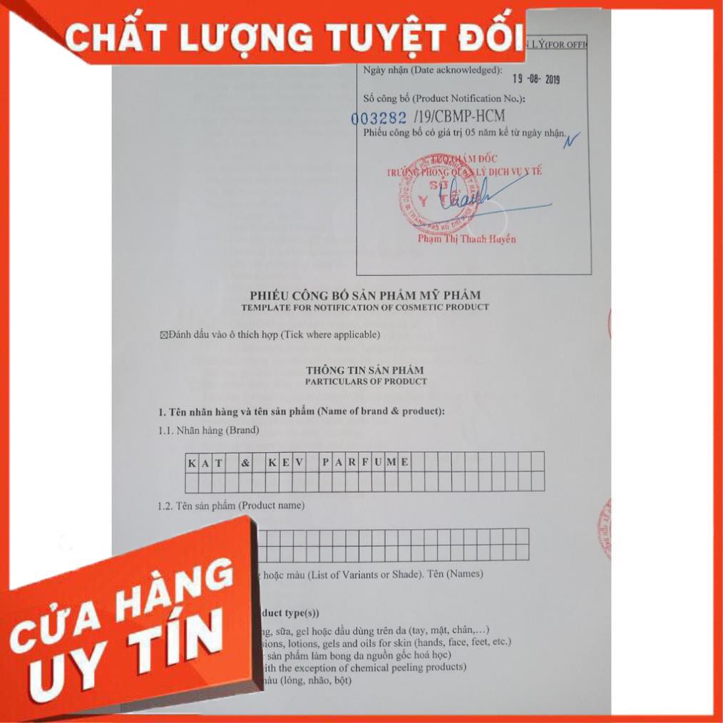 Set Nước Hoa Test Thử Kat&Kev Cao Cấp 4 Mùi 7ml | Thế Giới Skin Care