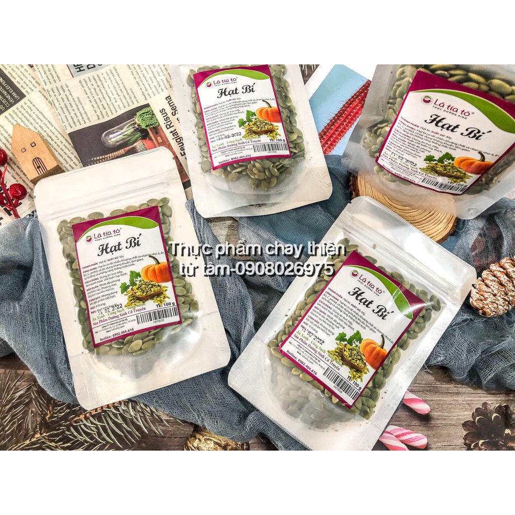 Hạt Bí Mỹ 100G Các Loại Hạt Thực Dưỡng