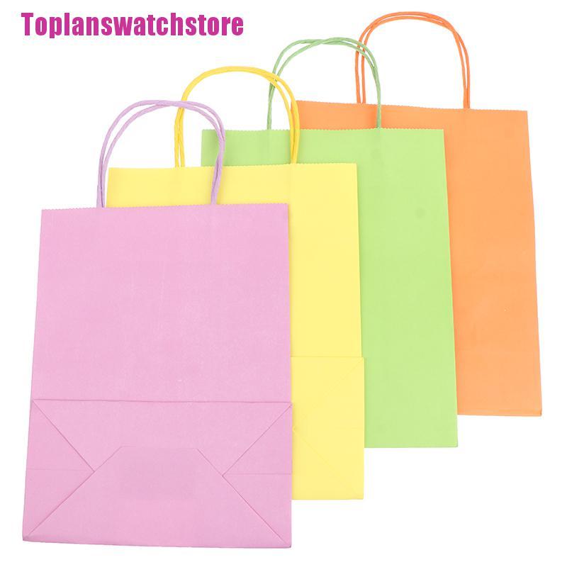 Túi Giấy Màu Sắc Xinh Xắn Có Tay Cầm Tiện Lợi