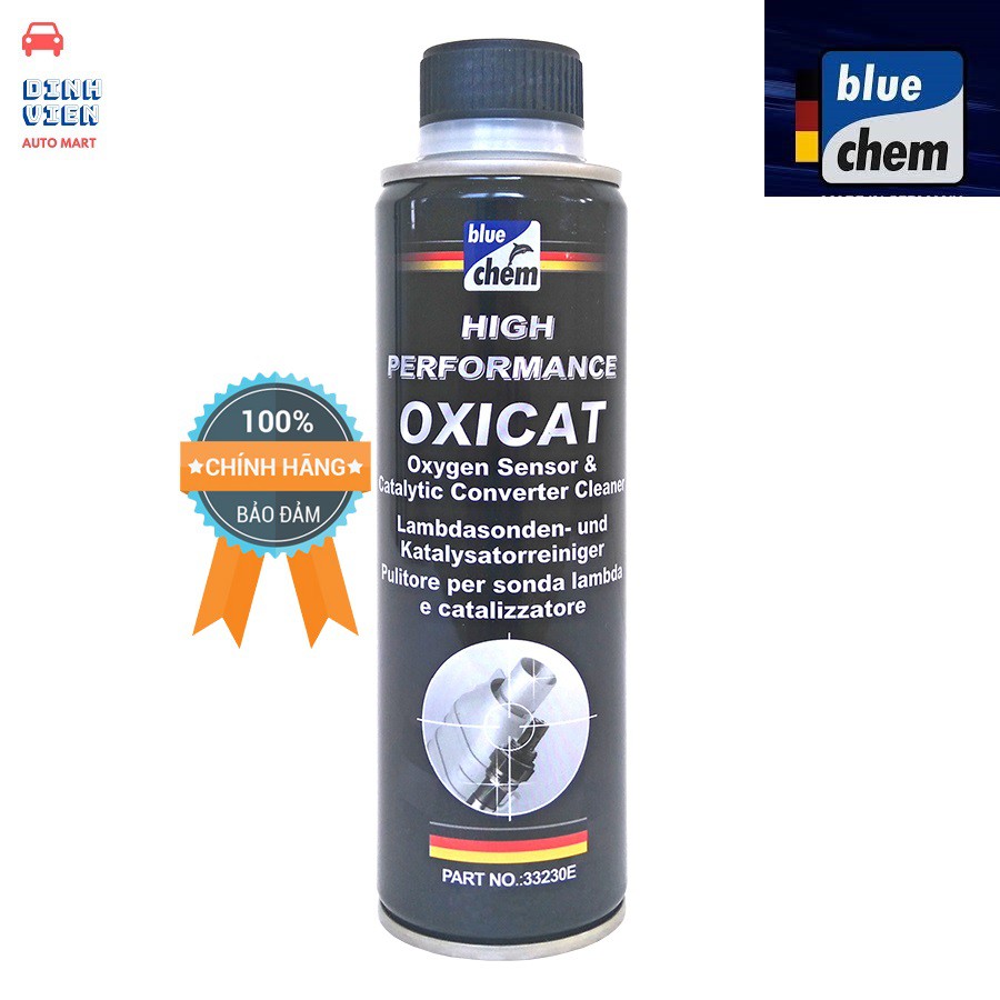Chai Dung dịch vệ sinh cảm biến Oxy và Calalyst Bluechem Oxicat 300ml đem lại sự hiệu quả cho xế yêu