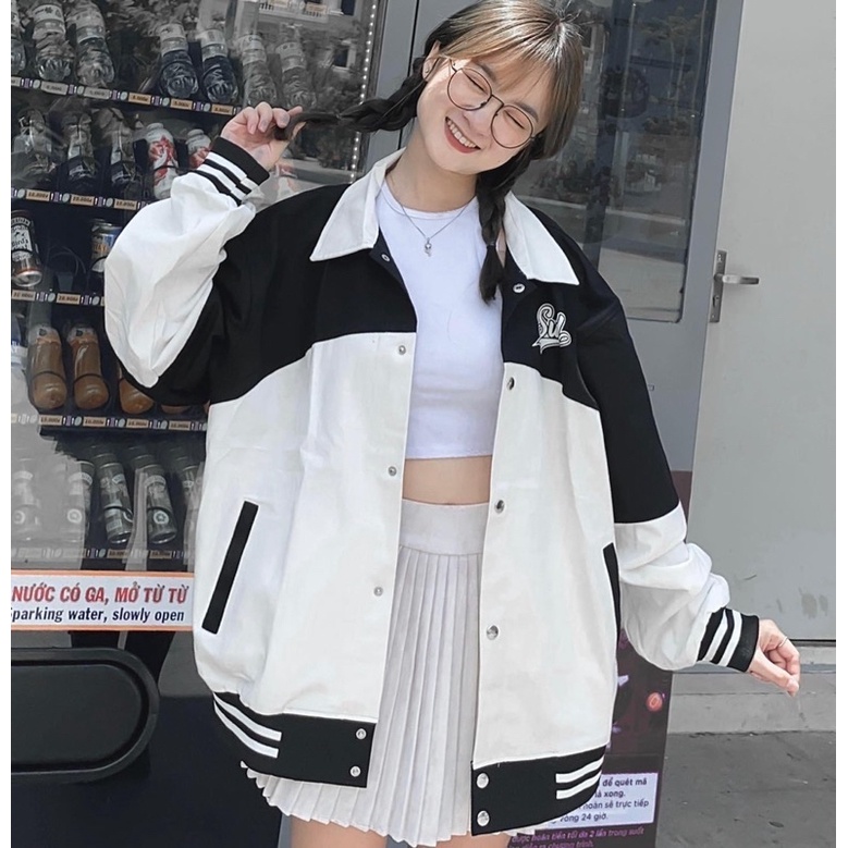 Áo Khoác Jacket Form Rộng BOB Phong Cách Ulzzang