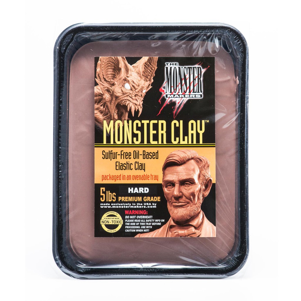 Monster Clay ® Đất sét nặn tượng điêu khắc Monster Clay tạo mô hình chuyên nghiệp nhập khẩu Mỹ chính hãng 5lb -- Monster